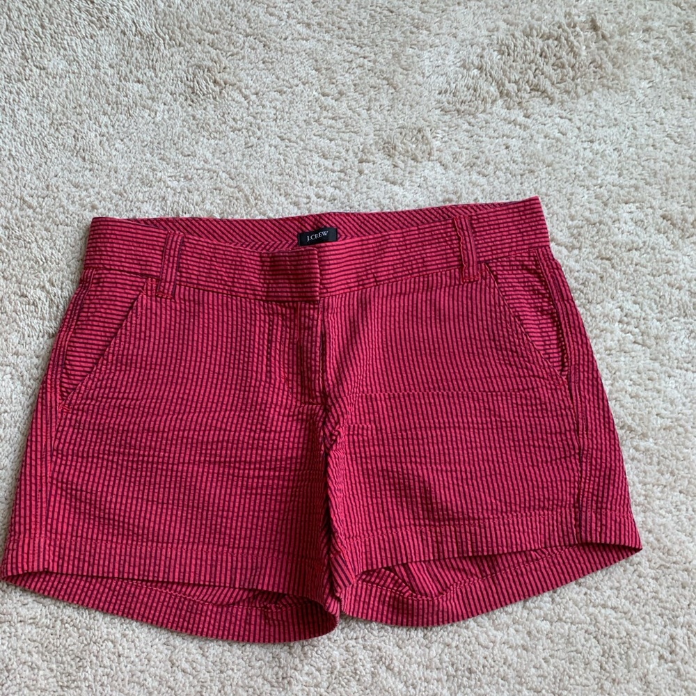JCrew seersucker shorts